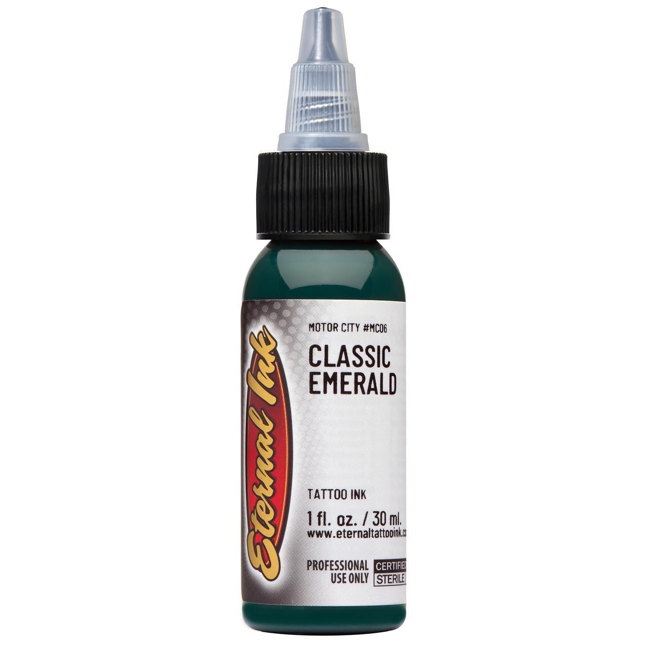Тату краска Eternal Motor City Ink Set Classic Emerald 30 мл