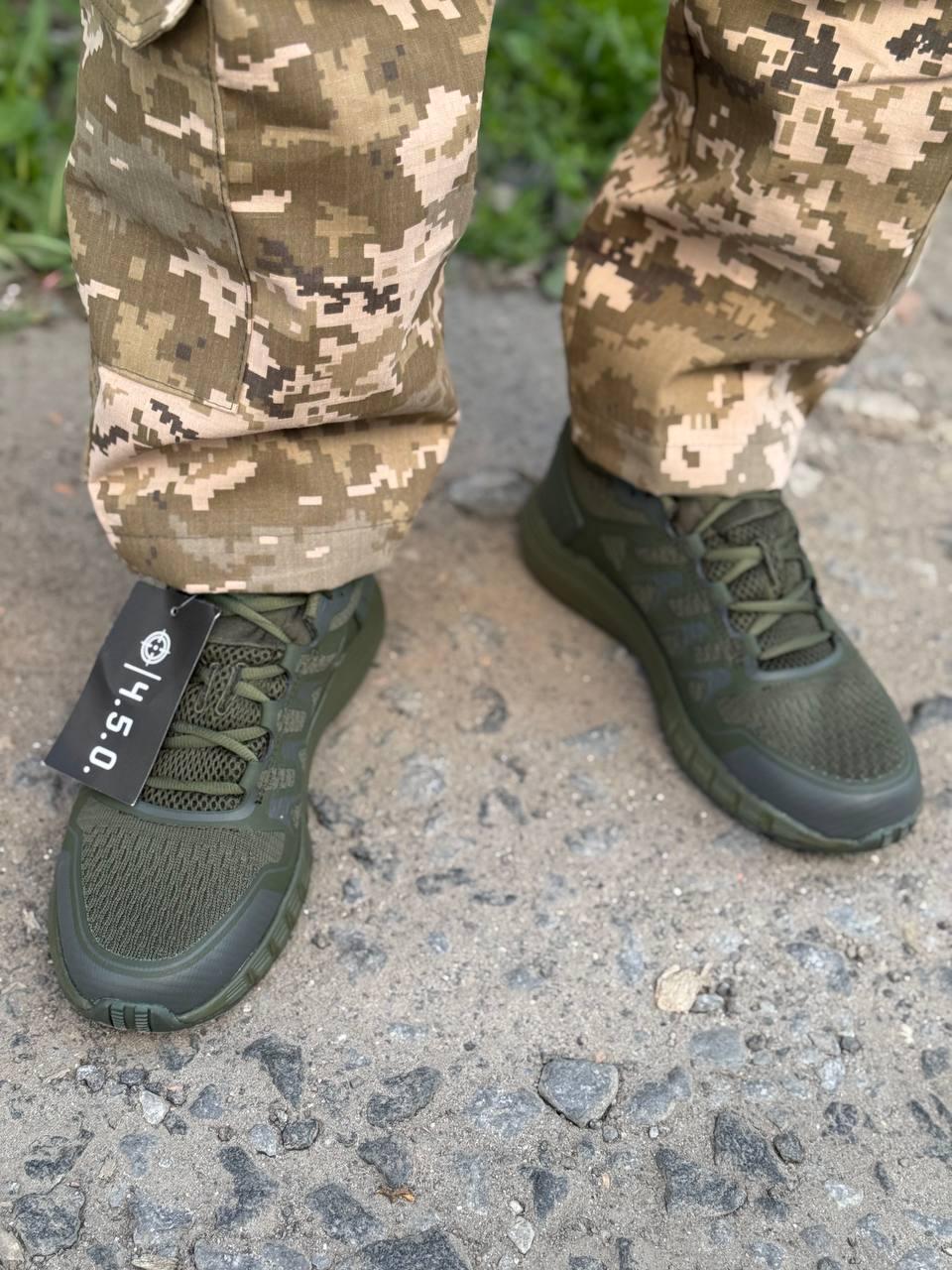 Кросівки літні 4.5.0. р. 45 Олива (0946-45) - фото 4