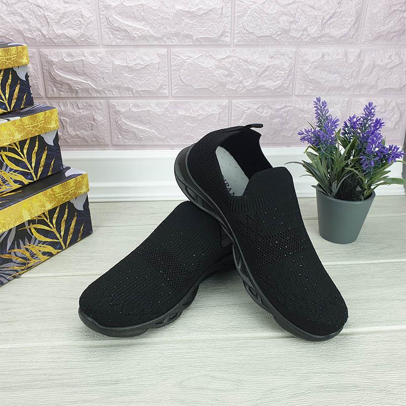 ᐉ Мокасины спортивные женские Гипанис STELS 609 р. 39 25 см Черный
