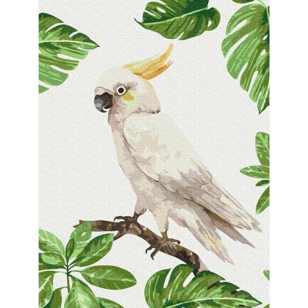 Картина за номерами Brushme Білий какаду 40x50 см (rbs1004)