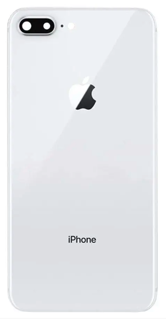 Стекло корпуса iPhone 8 Plus со стеклом камеры Silver (P430)