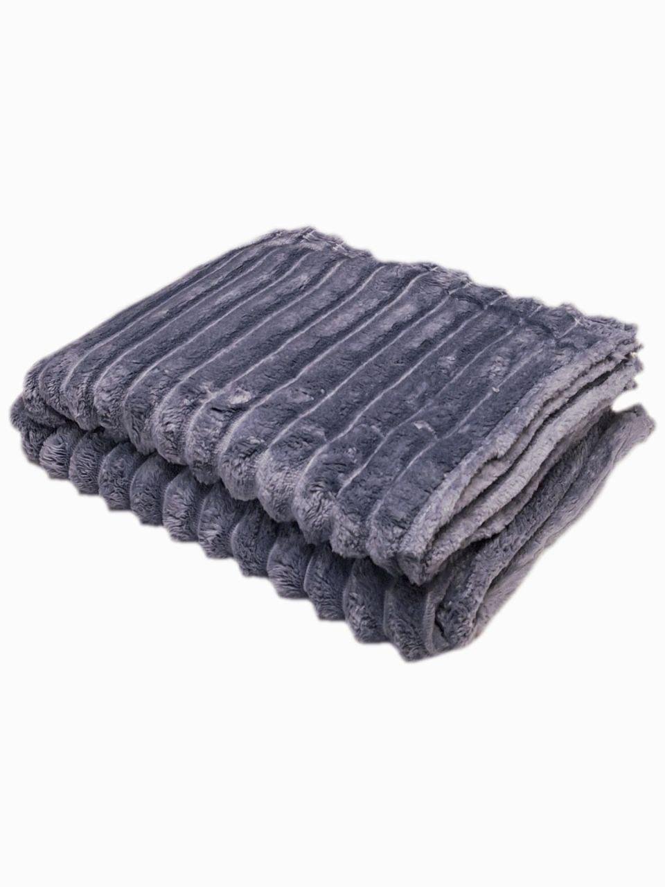 Плед флісовий Шарпей 150x200 см Джинсовий (1704) - фото 1