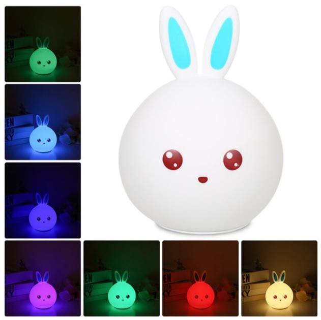 Ночник детский силиконовый Rabbit Silicone RGB (20937613) - фото 2