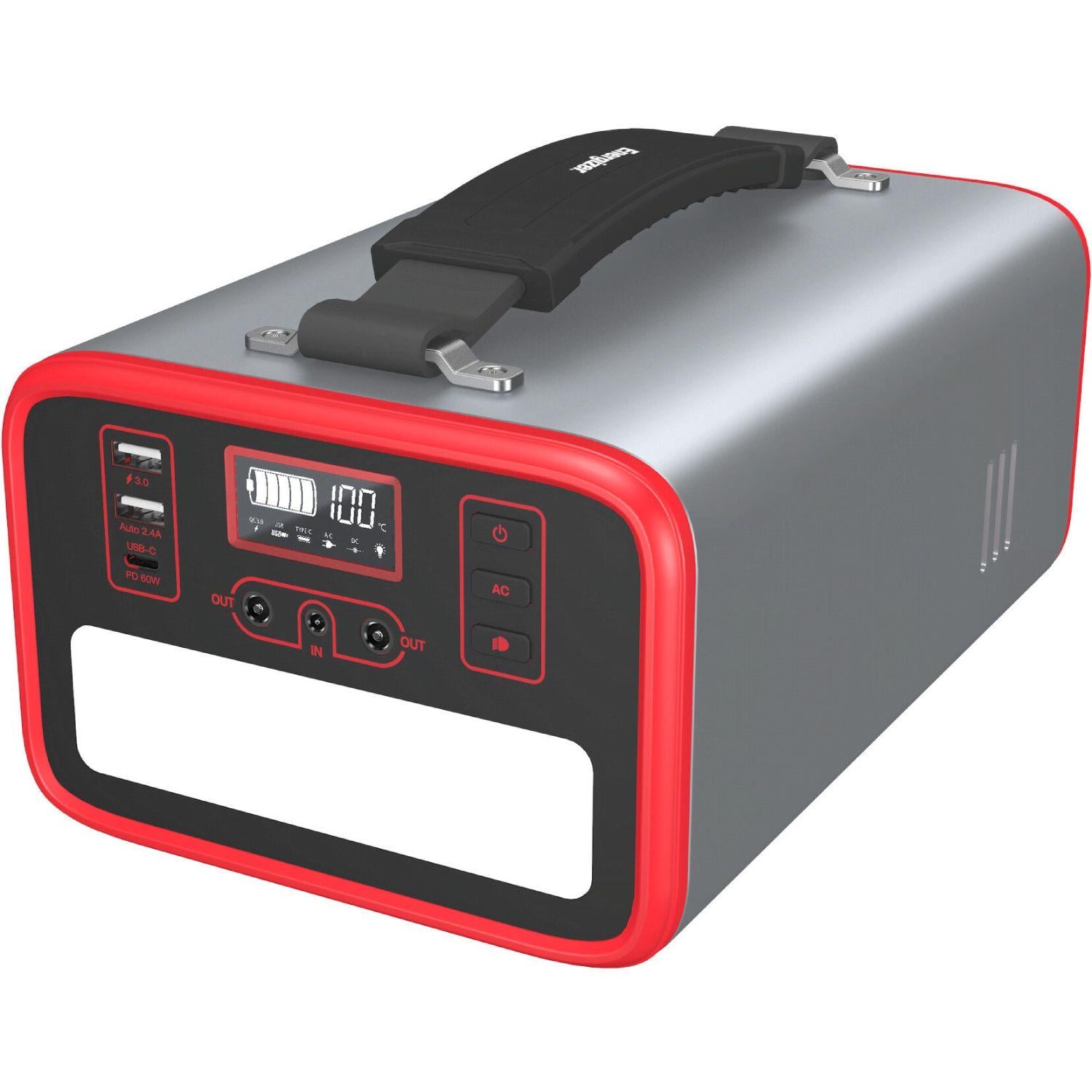 Зарядная станция портативная Energizer PPS320W1 300 Вт с аккумулятором LiFePO4 и быстрой зарядкой Power Delivery до 60 Вт