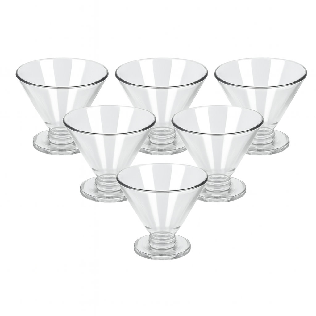 Набор креманок Limartur Vega 6 шт. 150 мл 10х8 см Прозрачный (R32800)