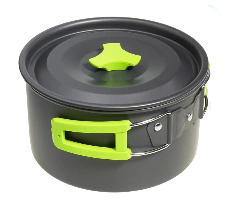 Набор посуды Supretto с чайником туристический Green (1885415433) - фото 4