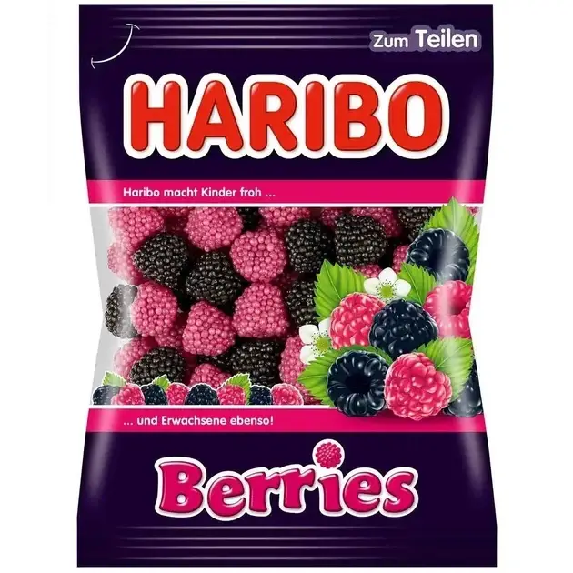 Конфеты желейные ягоды Haribo Berries 175 г