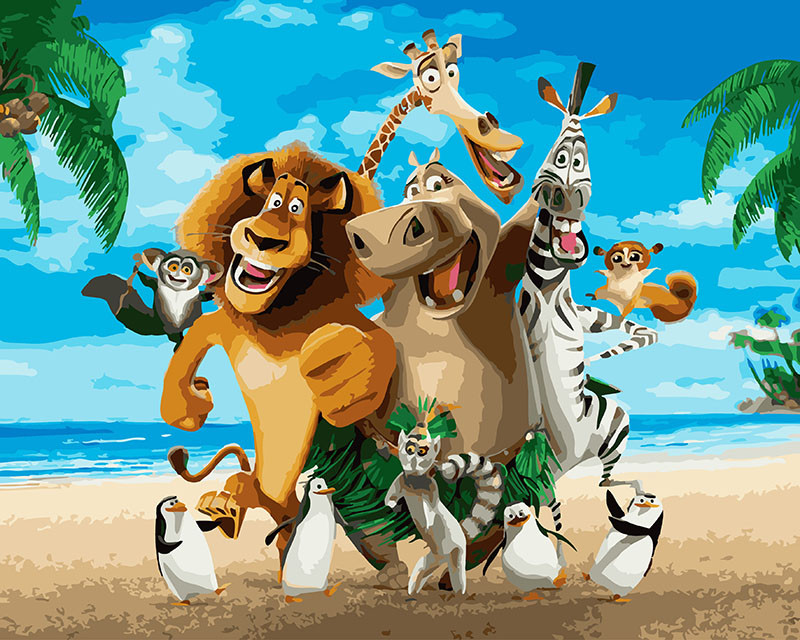 Картина по номерам Brushme Мадагаскар (GX26274)