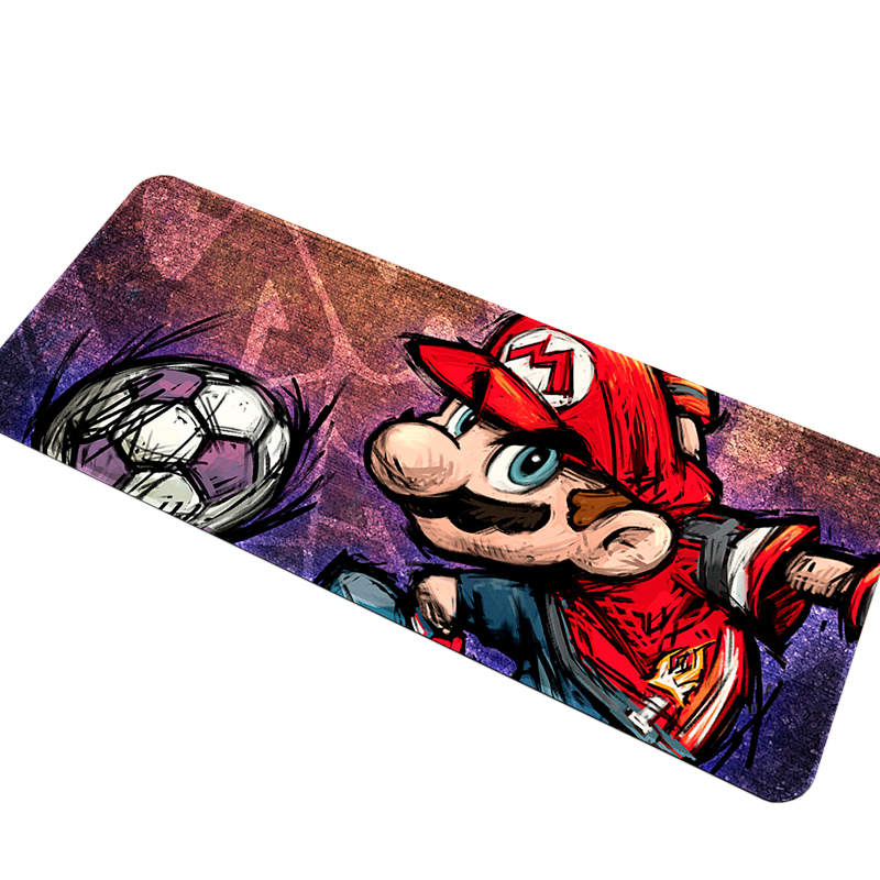 Коврик для мышки тканевый Dandy Mario с боковой прошивкой для защиты полов 2 мм 300x800 мм (35824)