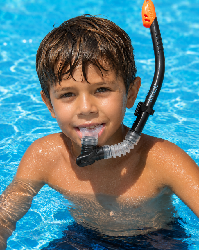 Трубка для плавания Intex 55928 Easy-Flow Snorkels Серый (zavg00016) Трубка для плавания Intex 55928 Easy-Flow Snorkels Серый (zavg00016)