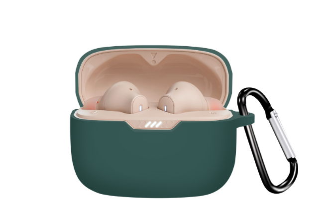 Чехол-накладка CDK Silicone Candy Friendly с карабином для JBL Tune 235NC Green (016034)
