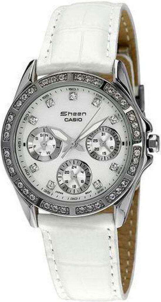 Наручные часы женские Casio Sheen SHN-3013L-7A Casio Collection со стальным корпусом Белый (3099892541)