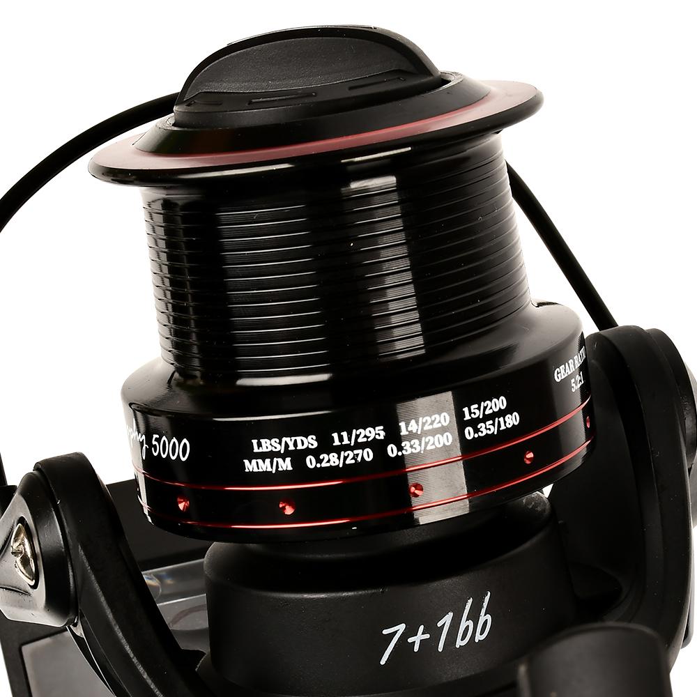 Котушка риболовна Sams Fish Trophy 5000 7+1bb Black (SF24158-5) - фото 3 Котушка риболовна Sams Fish Trophy 5000 7+1bb Black (SF24158-5) - фото 3