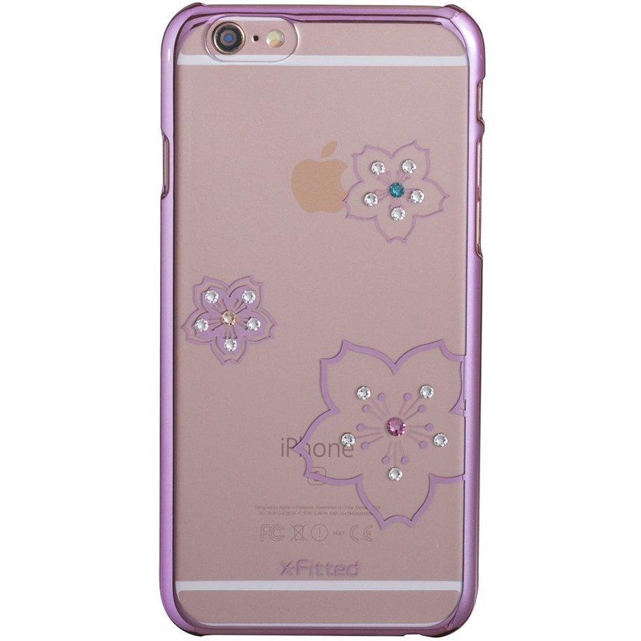 Прозрачный чехол накладка X-Fitted Blossoming for iPhone 6/6S