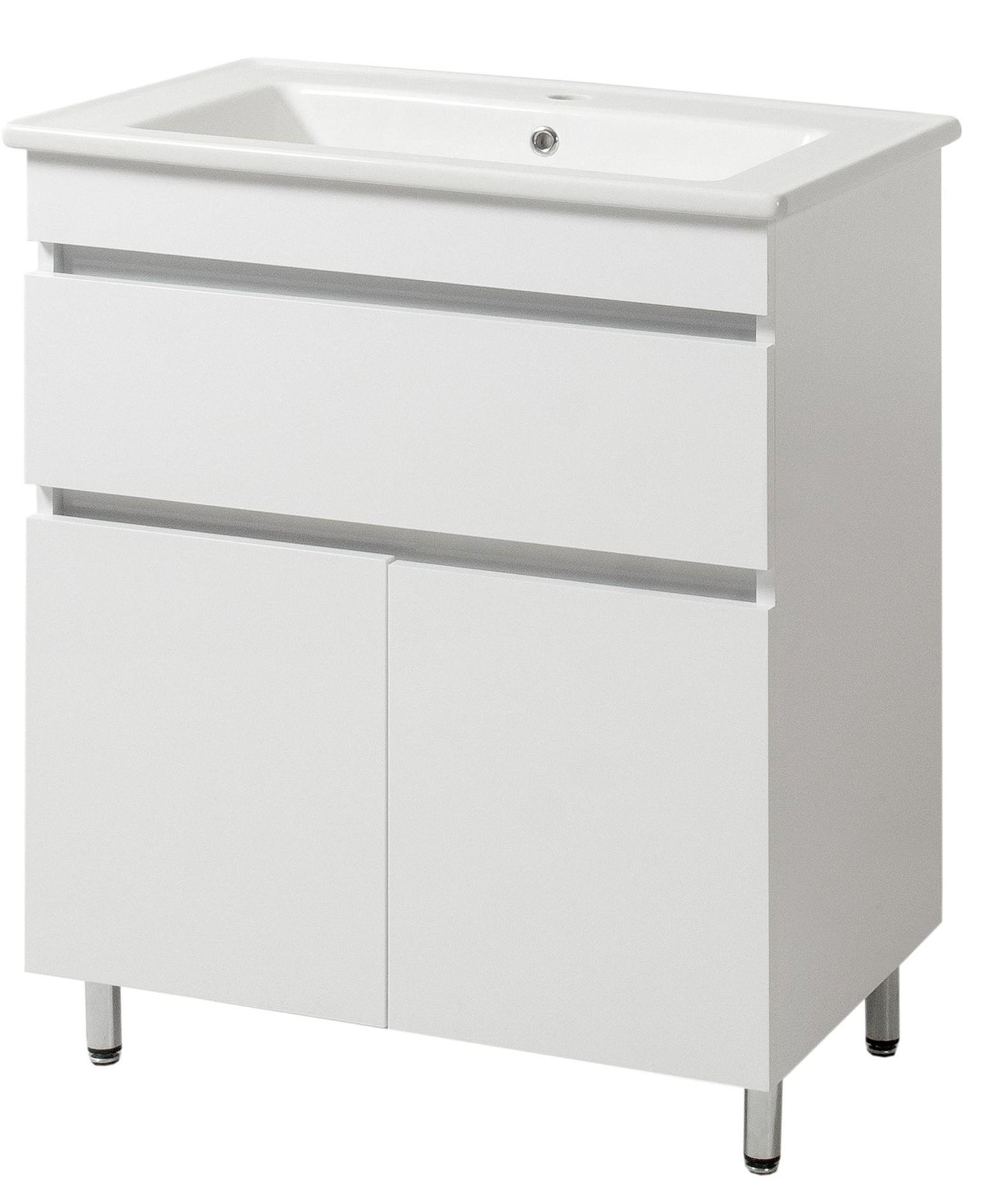 Тумба ЮВВИС Монако ТН-3 80 с умывальником Vesta (14639148)