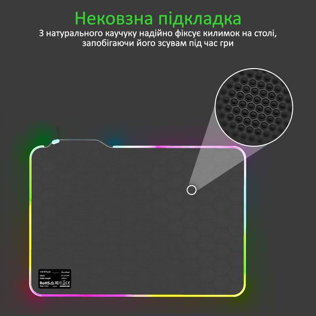 Игровая поверхность Vertux FluxPad Black - фото 4