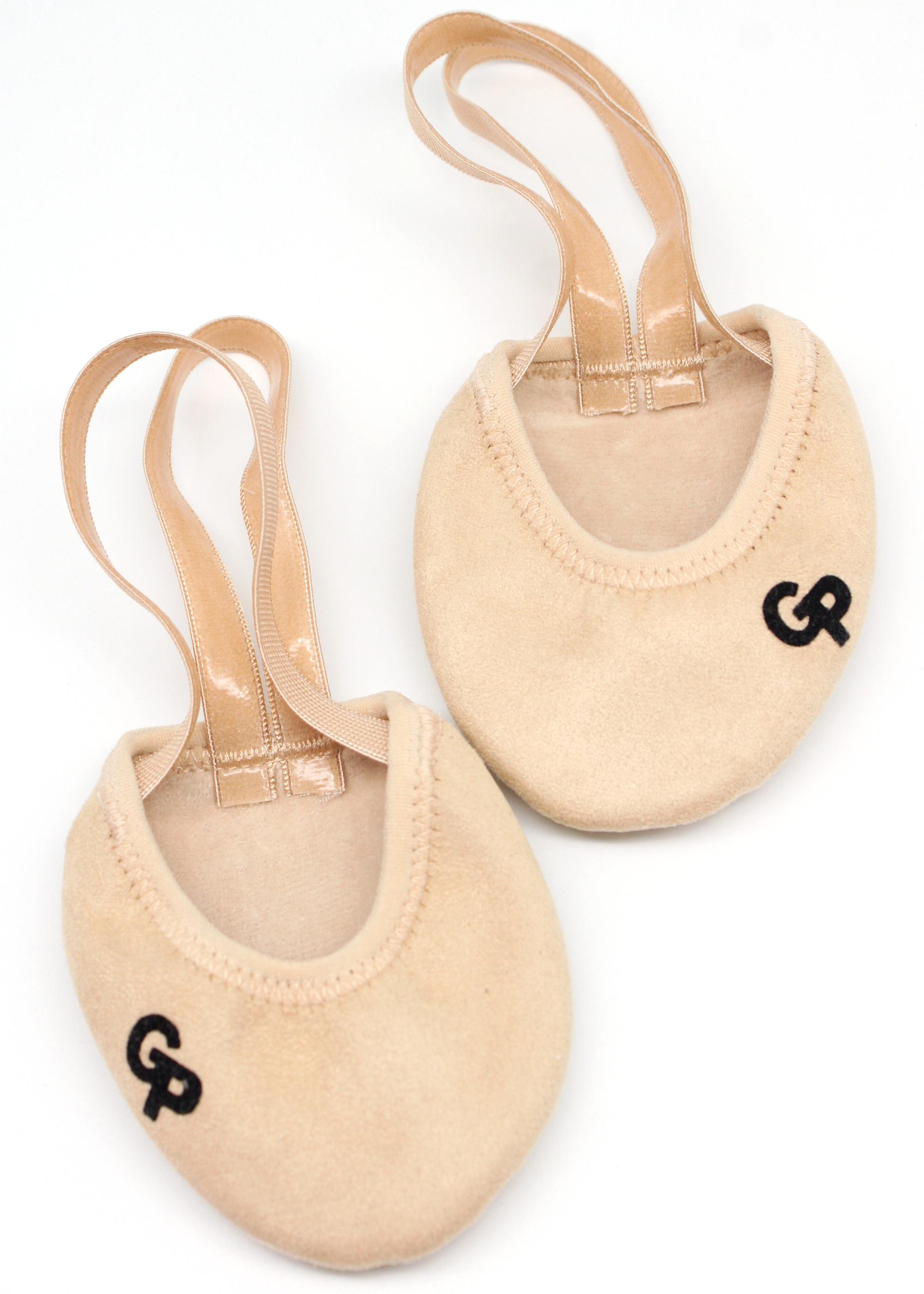 Напівчешки для гімнастики GRAND PRIX PRIOR PRO мікрофібра/велюр р. 31-32/20 см Тілесний (6936116100398)