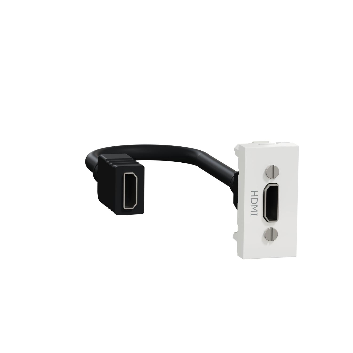 Розетка HDMI Schneider Electric Unica New 1 модуль Белый (NU343018) Розетка HDMI Schneider Electric Unica New 1 модуль Белый (NU343018)