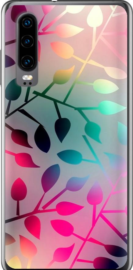 Чехол на Huawei P30 Листья (2235u-1622-42517)