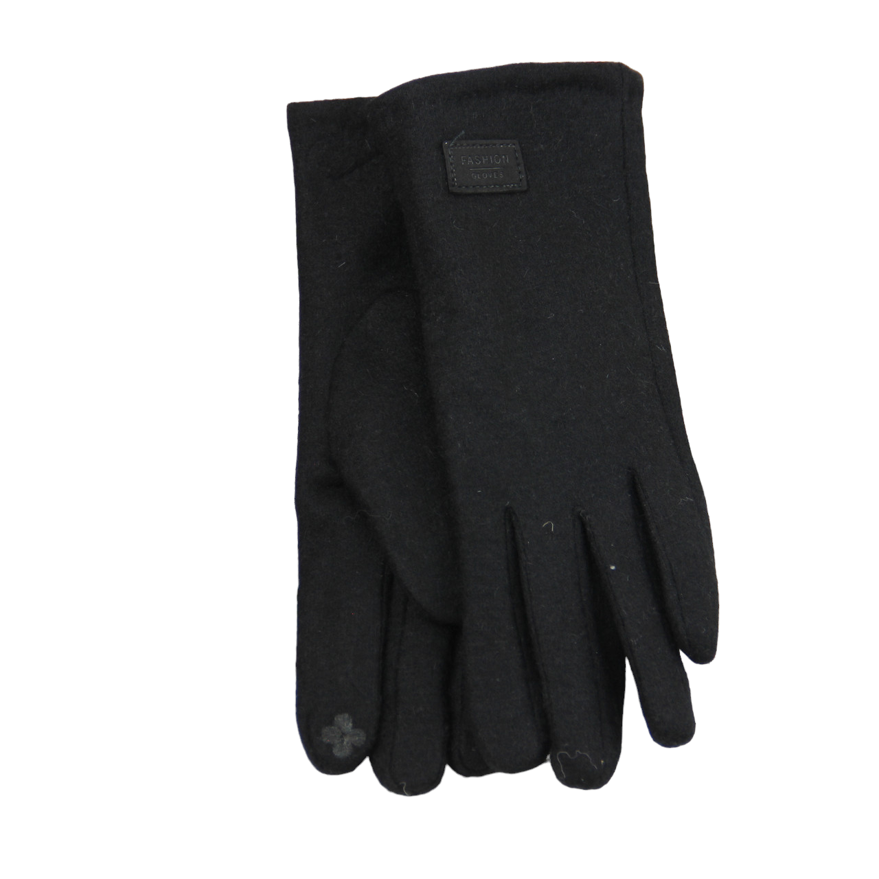 Рукавички жіночі сенсорні з кашеміру на хутрі з прямокутною нашивкою S-M (33956) Рукавички жіночі сенсорні з кашеміру на хутрі з прямокутною нашивкою S-M (33956)