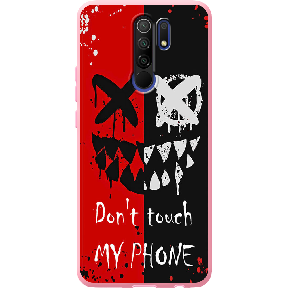 Чехол BoxFace Xiaomi Redmi 9 Bad Smile Розовый силикон (40233-up2468-41992)