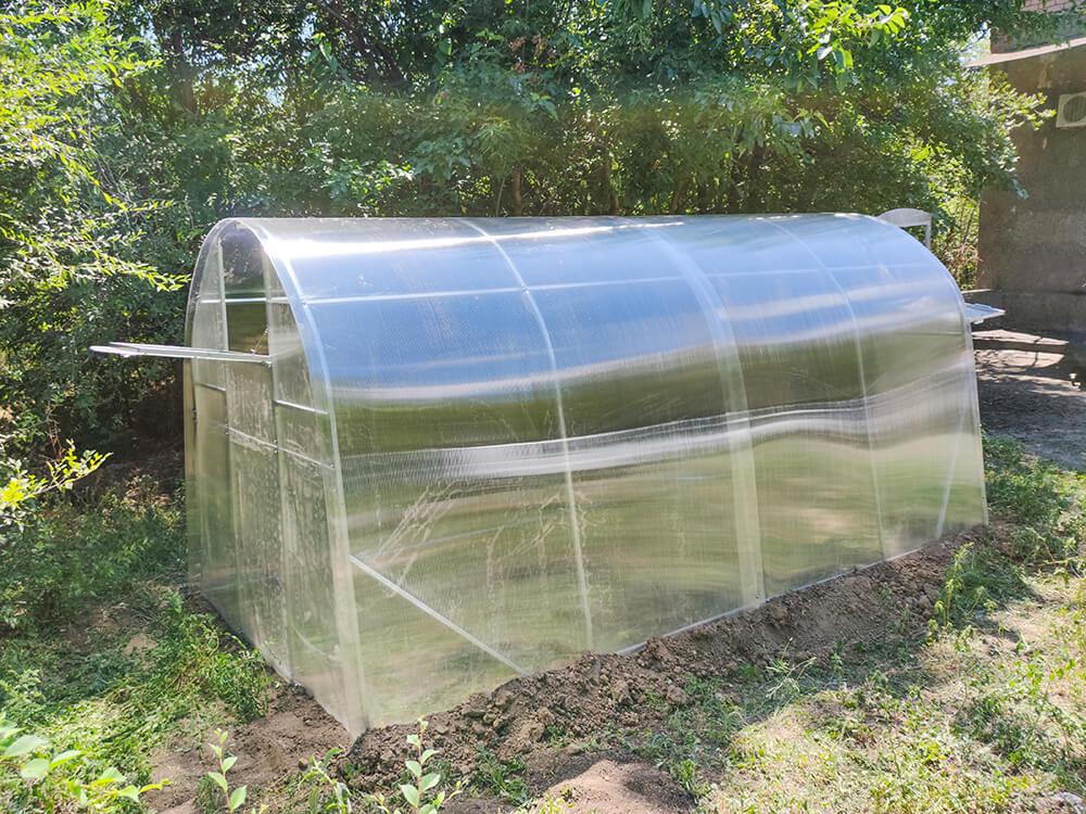 Теплиця Веган 2x3 із оцинкованої квадратної труби з полікарбонатом 4 мм - фото 9 Теплиця Веган 2x3 із оцинкованої квадратної труби з полікарбонатом 4 мм - фото 9