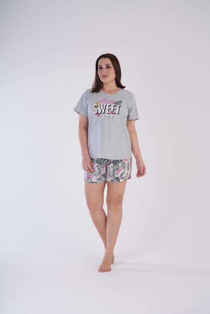 Пижама Vienetta 211325x60 женская 4XL Серый - фото 6 Пижама Vienetta 211325x60 женская 4XL Серый - фото 6