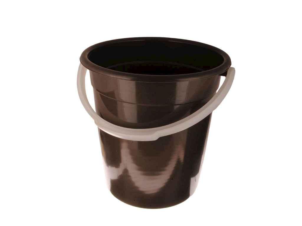 Ведро пластиковое Консенсус пищевое 12 л Коричневый (21642227)