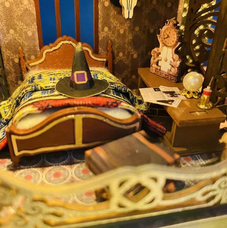 Конструктор мініатюрний DIY House Magic Castle набір румбокс 24,5x19,9x21,7 см (2104618648) - фото 2 Конструктор мініатюрний DIY House Magic Castle набір румбокс 24,5x19,9x21,7 см (2104618648) - фото 2