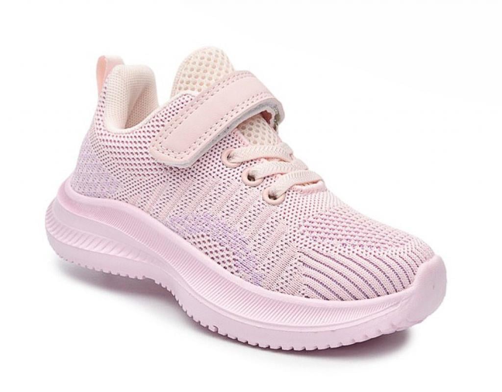 Кроссовки для девочек 65013 в сетку р. 32 Розовый