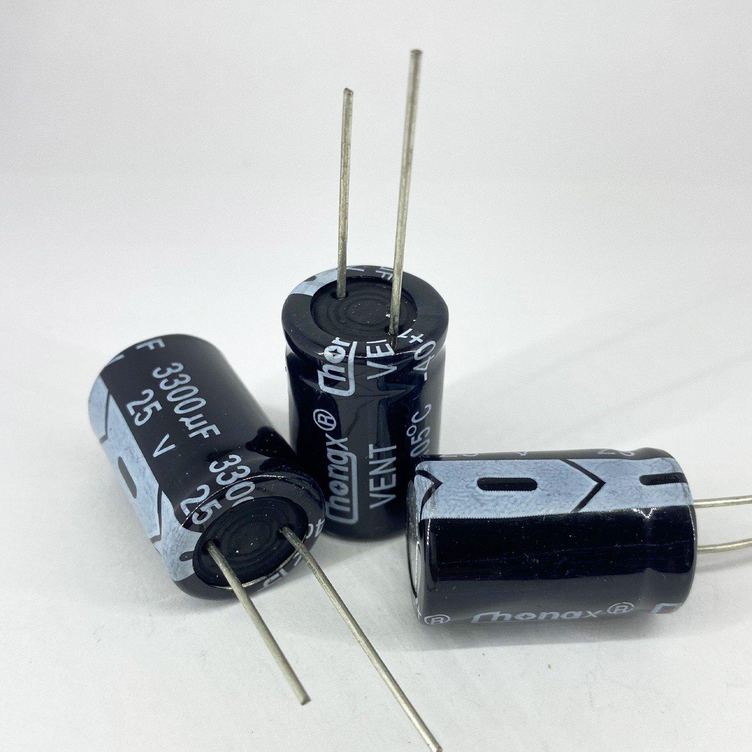 Электролитические конденсаторы ChongX 3300 мкф 25V 16x25 мм 105 °C (5473)