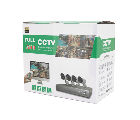 Комплект видеонаблюдения Outdoor 007-4-2MP Pipo - фото 4 Комплект видеонаблюдения Outdoor 007-4-2MP Pipo - фото 4