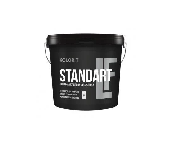 Шпаклевка ультралегкая финишная акриловая Kolorit Standart LH 10 кг (1788030844)
