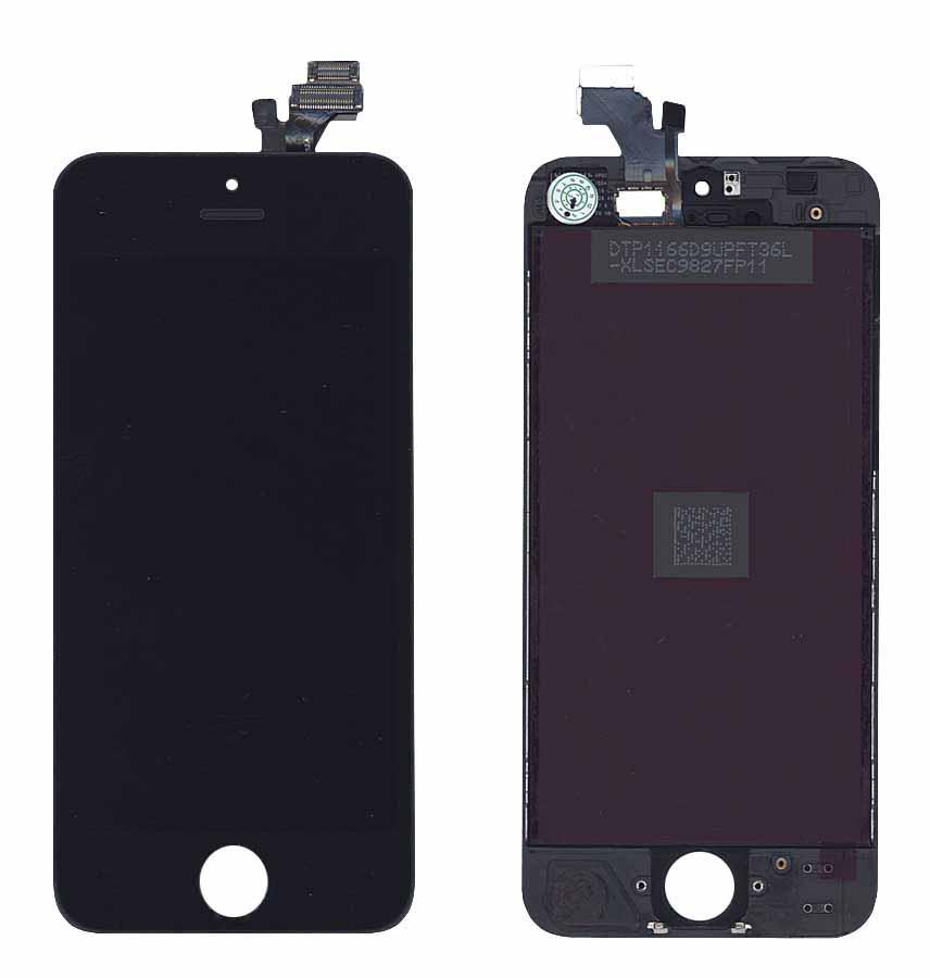 Матрица с тачскрином для телефона Apple iPhone 5 Черный