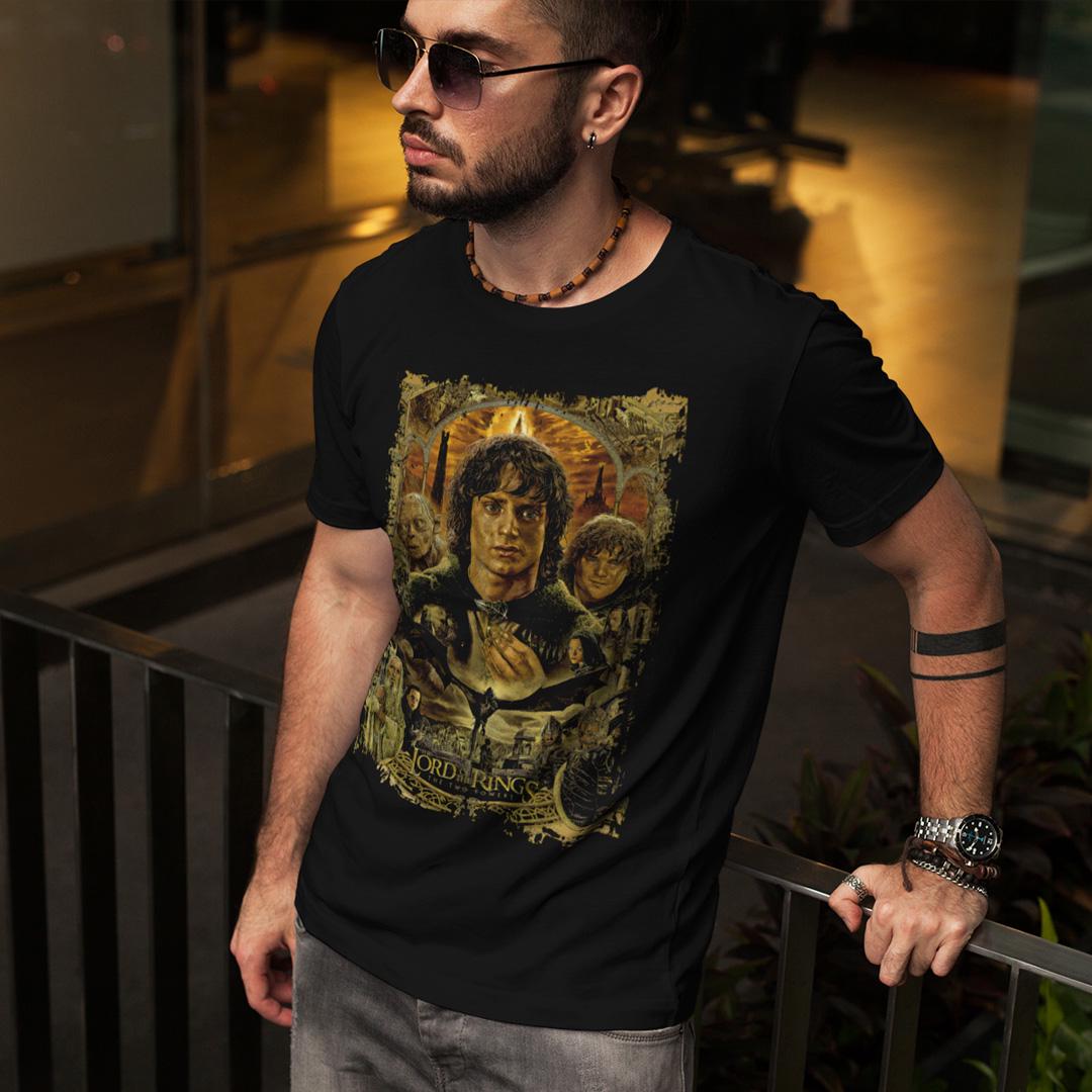 Футболка унісекс The Lord Of The Rings The Two Towers 4XL Чорний (00000010985)