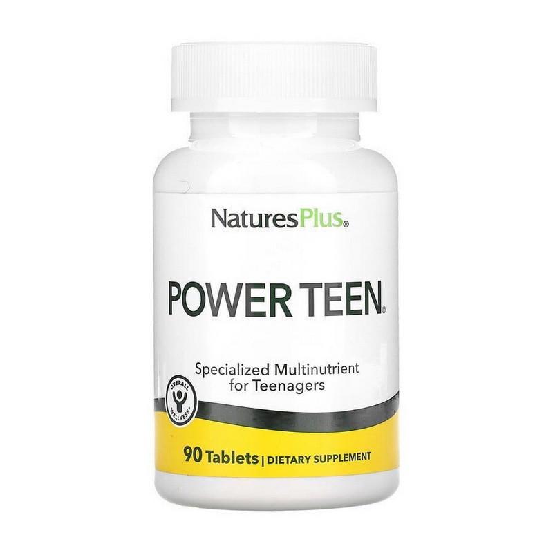 Витамины и минералы для подростков Natures Plus Power Teen 90 капс. (20661-01)
