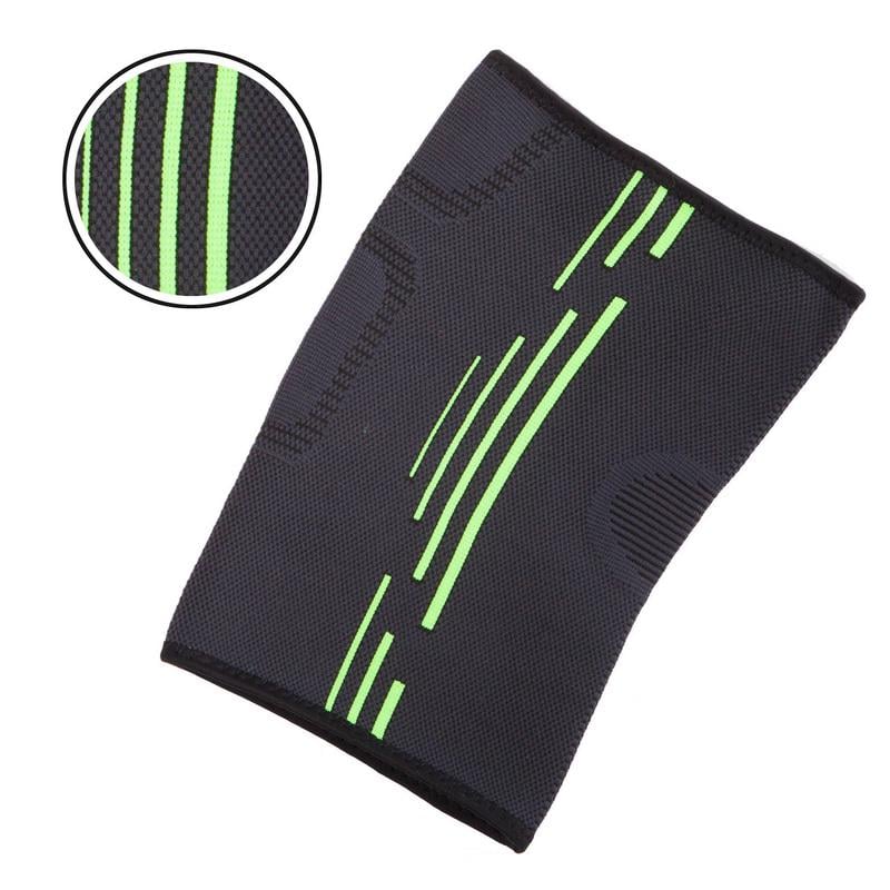 Наколенник эластичный бандаж SP-Sport ST-1010 M 1 шт. Серый/Салатовый - фото 2 Наколенник эластичный бандаж SP-Sport ST-1010 M 1 шт. Серый/Салатовый - фото 2