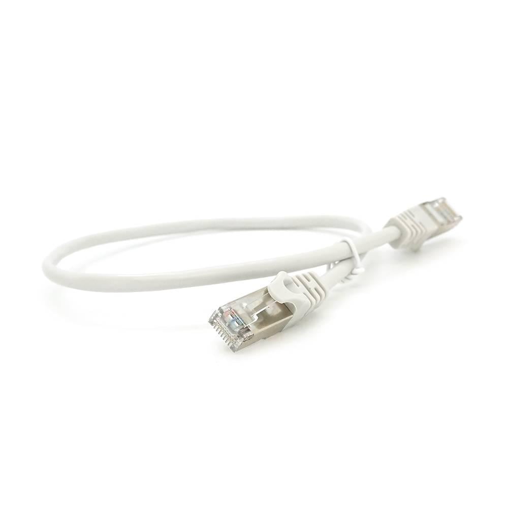 Патч-корд литої Merlion FTP RJ45 Cat,5e 0,5 м CU Q200 Сірий