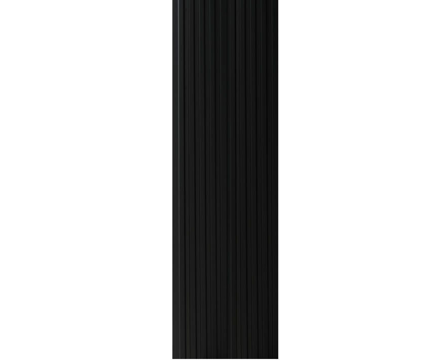 Реечная панель 12010WP 120x10x2900 мм Угольный графит (5004-4/1)