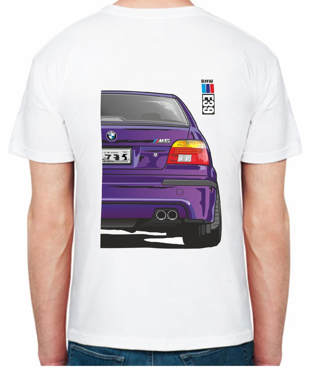 Футболка чоловіча Avtolife BMW E39 MotorSport ver2 FR 717239 M Білий (2494944300) - фото 2 Футболка чоловіча Avtolife BMW E39 MotorSport ver2 FR 717239 M Білий (2494944300) - фото 2