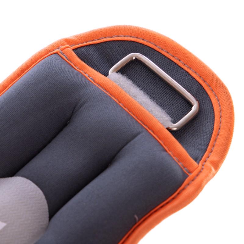 Утяжелители-манжеты для рук и ног Zelart FI-5733-2 2x1 кг Оранжевый (DR003671) - фото 2