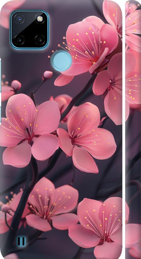 Чехол на Realme C25Y Пурпурная сакура (6075m-2553-42517)