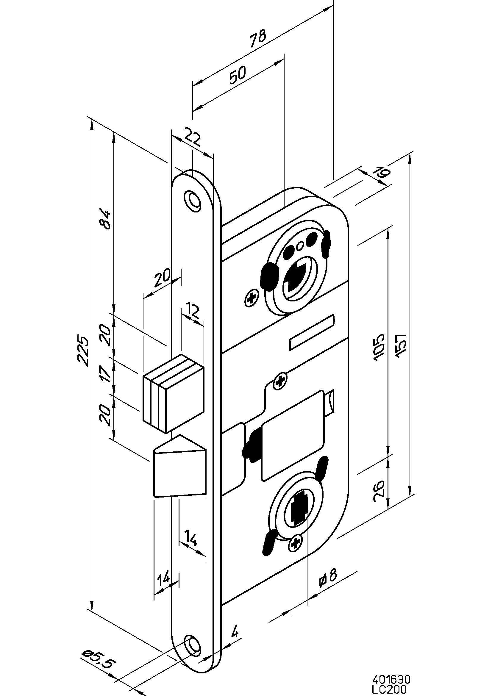 Замок механический ABLOY LC200 - фото 2 Замок механический ABLOY LC200 - фото 2