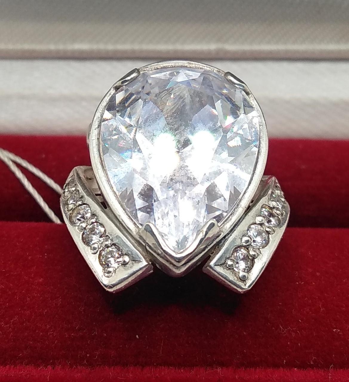 Кольцо серебро белый 925° 6,00 г р. 19 (1647490317)