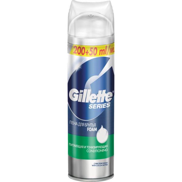 Піна для гоління Gillette Conditioning з маслом какао 250 мл (3014260258276)