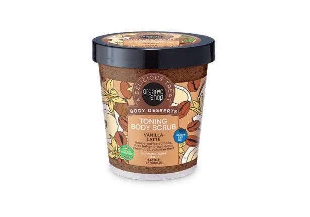 Скраб для тіла Organic Shop Body Desserts Vanilla Latte Тонізуючий 450 мл (4743318143354) - фото 1