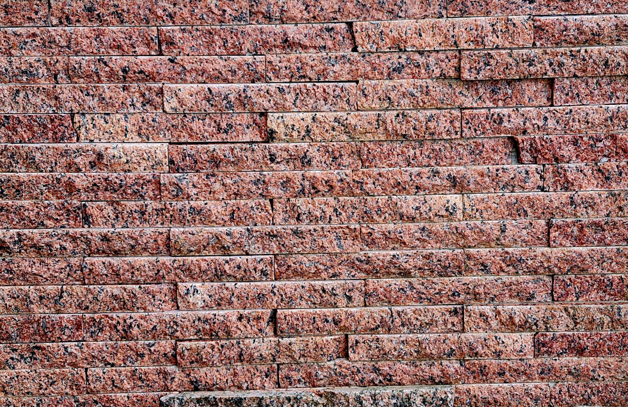 Плитка/соломка граніт для фасаду та мангалу Руст FIRESTONE GRANITE 3 см 1 м2 палету 10 м2