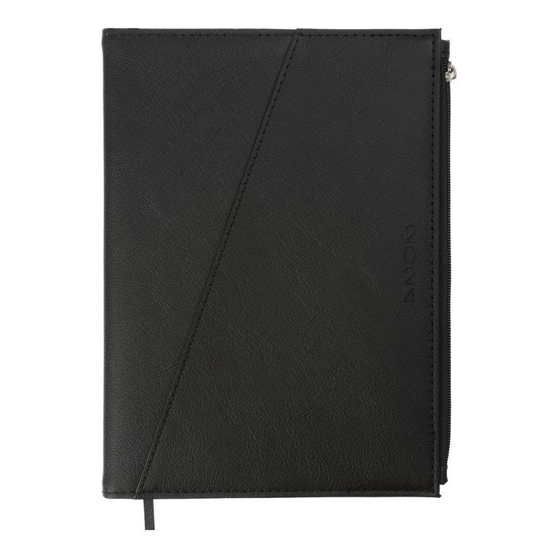 Дневник датированный Buromax Chester 2024 А5 336 стр. Черный (BM.2122-01)