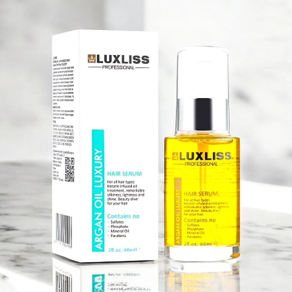 Кератинова сироватка з аргановою олією Luxliss Argan Oil Hair Serum 60 мл (2624637637)