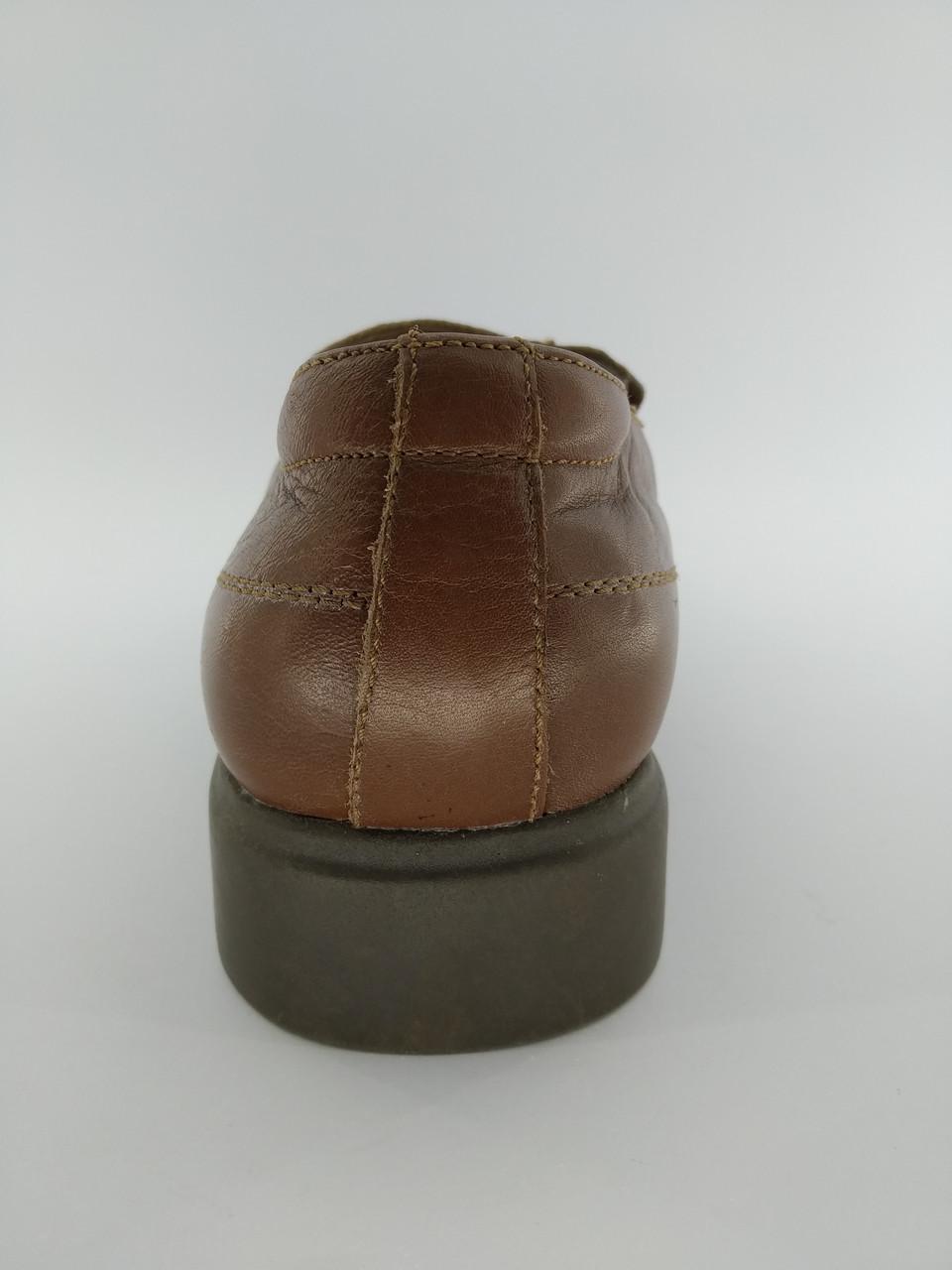 Мокасины мужские 22HRS кожаные р. 40 26 см Коричневый (646186025) - фото 4 Мокасины мужские 22HRS кожаные р. 40 26 см Коричневый (646186025) - фото 4